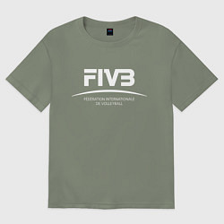 Женская футболка оверсайз FIVB ВОЛЕЙБОЛ