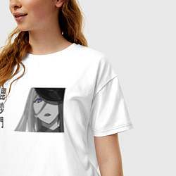 Футболка оверсайз женская Бишамон, цвет: белый — фото 2