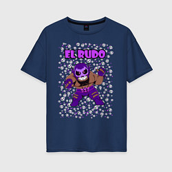 Женская футболка оверсайз Brawl STARS EL RUDO