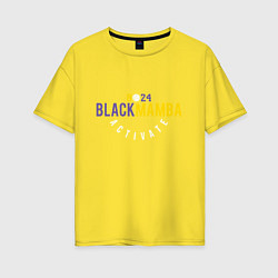 Женская футболка оверсайз Black Mamba