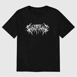 Футболка оверсайз женская GHOSTEMANE НА СПИНЕ, цвет: черный