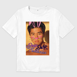 Футболка оверсайз женская Deep Dark, цвет: белый