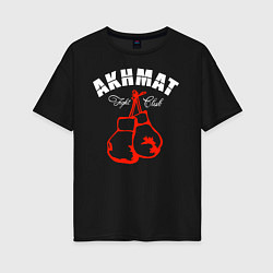 Женская футболка оверсайз Akhmat Fight Club