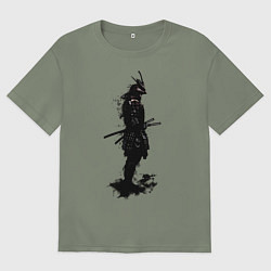 Футболка оверсайз женская Теневой самурай, цвет: авокадо
