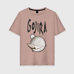Женская футболка оверсайз Gojira