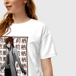 Футболка оверсайз женская Врата штейна, цвет: белый — фото 2