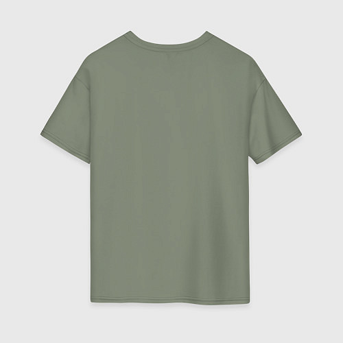 Женская футболка оверсайз Когтевран / Авокадо – фото 2