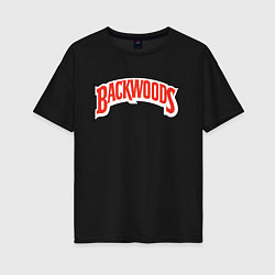 Футболка оверсайз женская BACKWOODS, цвет: черный