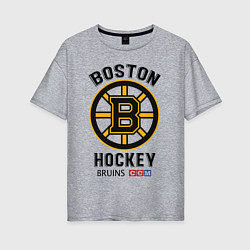 Женская футболка оверсайз BOSTON BRUINS NHL
