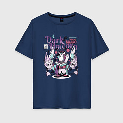 Женская футболка оверсайз Dark Unicorn