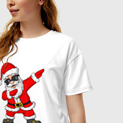 Футболка оверсайз женская Dabing Santa, цвет: белый — фото 2