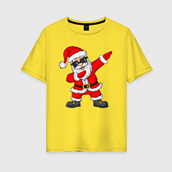 Футболка оверсайз женская Dabing Santa, цвет: желтый