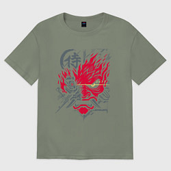 Футболка оверсайз женская Samurai 77 V 2, цвет: авокадо