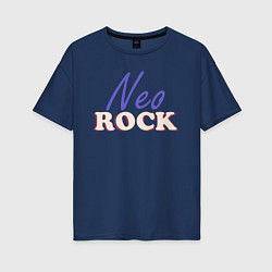 Женская футболка оверсайз Neo Rock