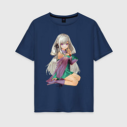 Футболка оверсайз женская Emilia, цвет: тёмно-синий