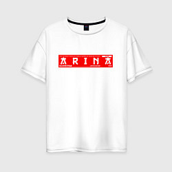 Женская футболка оверсайз АринаArina