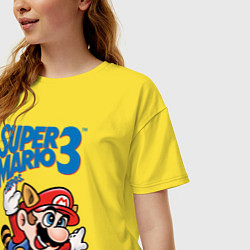 Футболка оверсайз женская Mario 3, цвет: желтый — фото 2