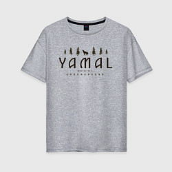 Женская футболка оверсайз YAMAL UNDERGROUND