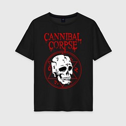 Женская футболка оверсайз CANNIBAL CORPSE