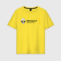 Женская футболка оверсайз RENAULT