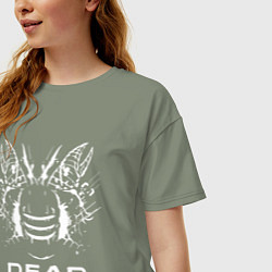 Футболка оверсайз женская DEAD SPACE МЁРТВЫЙ КОСМОС, цвет: авокадо — фото 2