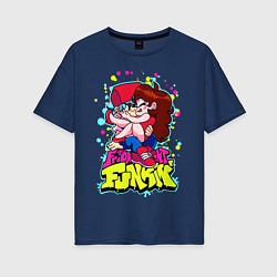 Женская футболка оверсайз Friday Night Funkin