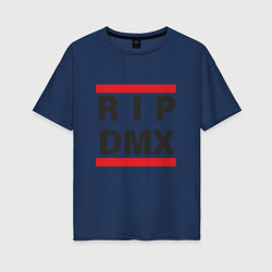 Женская футболка оверсайз RIP DMX