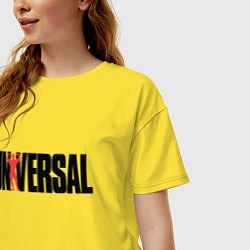 Футболка оверсайз женская ANIMAL UNIVERSAL ЭНИМАЛ, цвет: желтый — фото 2
