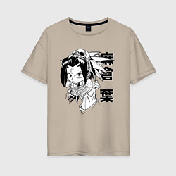 Женская футболка оверсайз Asakura Shaman