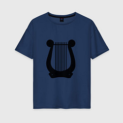 Женская футболка оверсайз Музыкальный инструмент