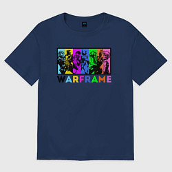 Футболка оверсайз женская WARFRAME, цвет: тёмно-синий