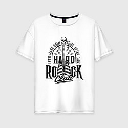 Женская футболка оверсайз HARD ROCK