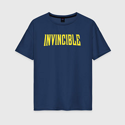 Женская футболка оверсайз Invincible Неуязвимый
