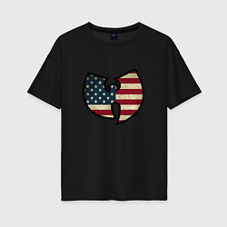 Женская футболка оверсайз Wu-Tang USA