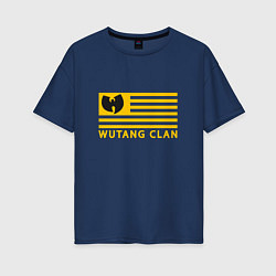 Женская футболка оверсайз Wu-Tang Flag