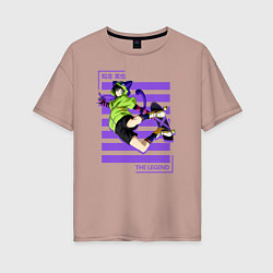 Женская футболка оверсайз Скейт Бесконечность Мия Тинэн