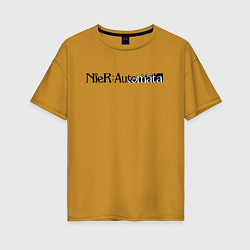 Женская футболка оверсайз Nier Automata Logo Z