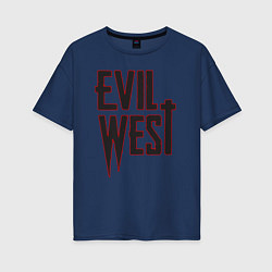 Женская футболка оверсайз Evil West