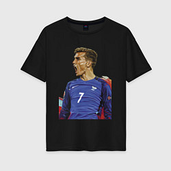 Женская футболка оверсайз Antoine Griezmann