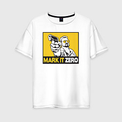 Женская футболка оверсайз Mark It Zero Большой Лебовски
