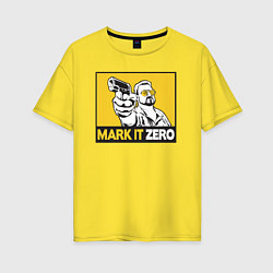 Женская футболка оверсайз Mark It Zero Большой Лебовски