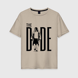 Женская футболка оверсайз The Dude
