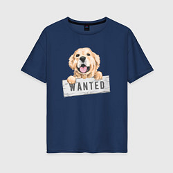 Женская футболка оверсайз Dog Wanted