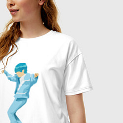 Футболка оверсайз женская Blue boi k t, цвет: белый — фото 2