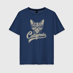 Женская футболка оверсайз Catifornia