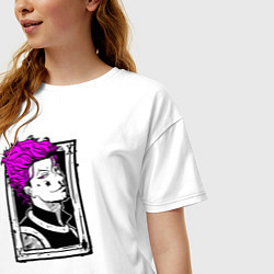 Футболка оверсайз женская ХИСОКА КАРТА, цвет: белый — фото 2