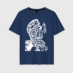 Женская футболка оверсайз Andy Warhol, self-portrait