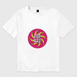 Футболка оверсайз женская Поп-арт, цвет: белый