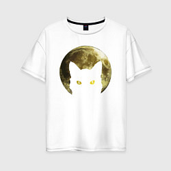 Женская футболка оверсайз Space Cat