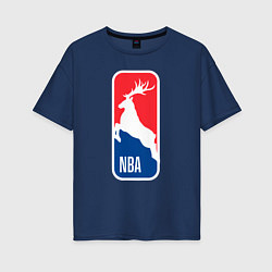 Женская футболка оверсайз NBA - Bucks